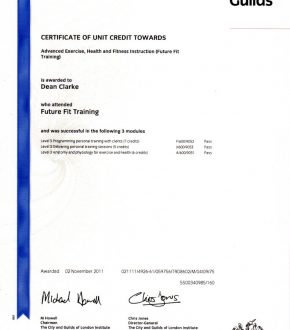 Personal Training Certificate