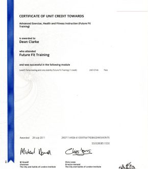 Torso Training & Core Stability Certificate
