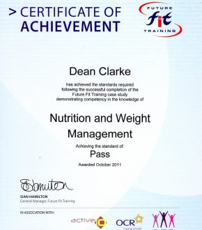 Nutrition & Weight Management Certificate